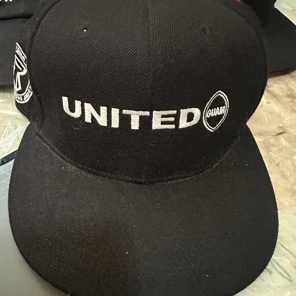 Lot of 8 Guam Hats Guam Seal Tao Tao Bud United 671 Coffee DNA Evo Hafa Ada